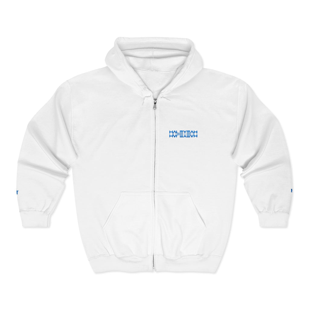 HALEYEAH Iced Logo | HY Embroidered Zip-Up Hoodie