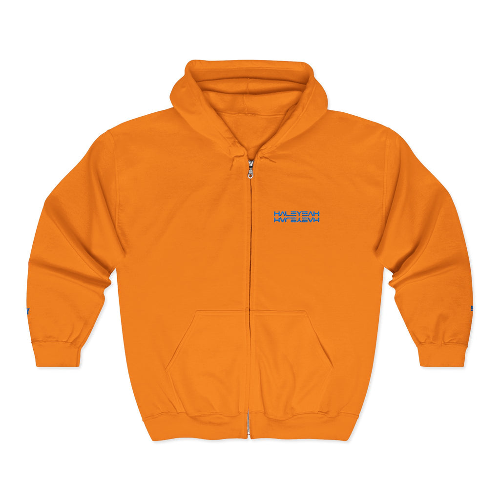 HALEYEAH Iced Logo | HY Embroidered Zip-Up Hoodie