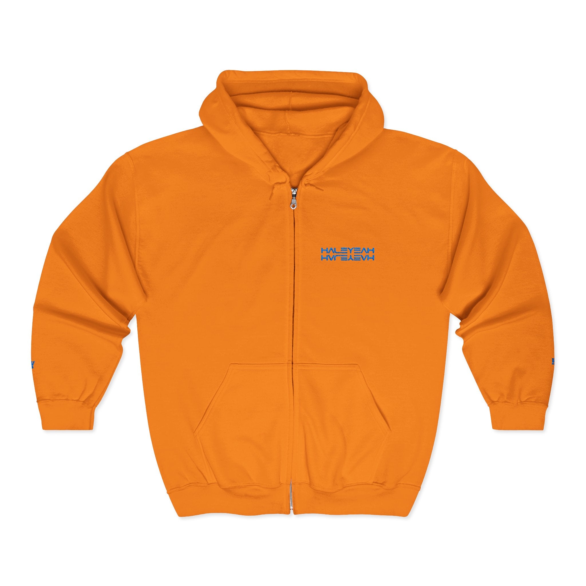 HALEYEAH Iced Logo | HY Embroidered Zip-Up Hoodie