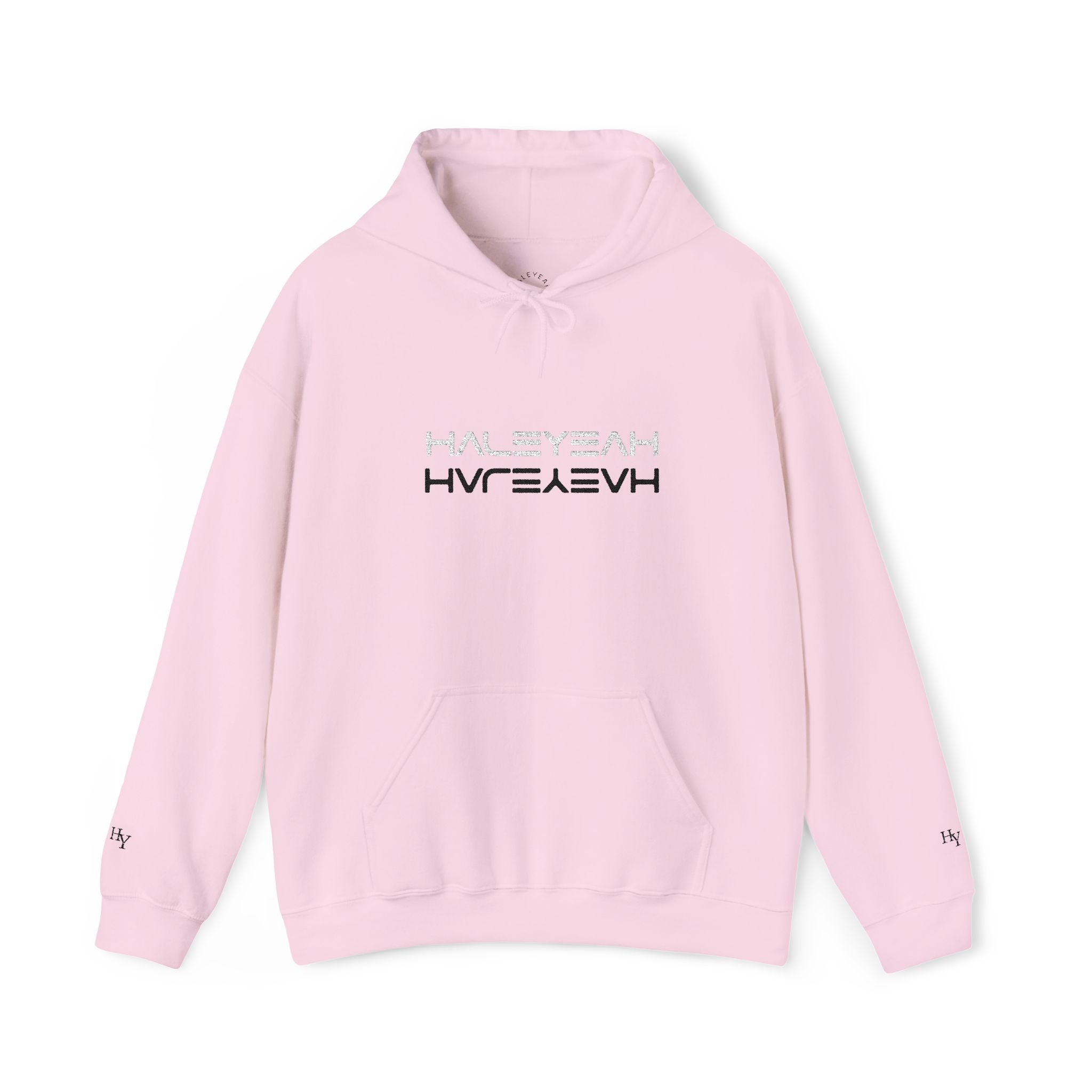 HALEYEAH Mirrored Logo | HY Embroidered Pullover Hoodie